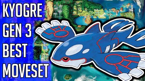 what moves can kyogre learn.